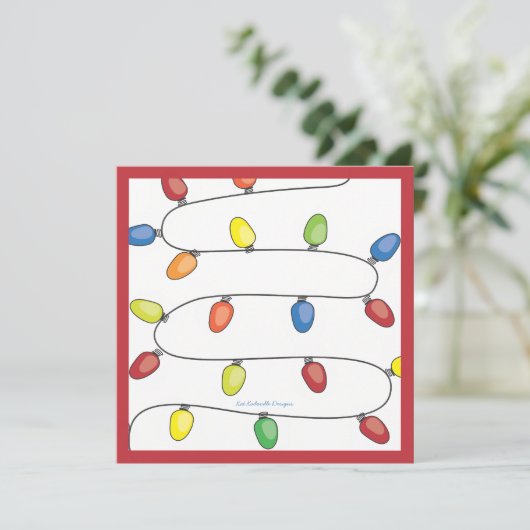 kerstboomkoord van de feestdag van de Lichten Kaart (Staand voorkant)