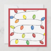 kerstboomkoord van de feestdag van de Lichten Kaart (Voorkant)