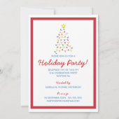 kerstboomkoord van de feestdag van de Lichten Kaart (Achterkant)