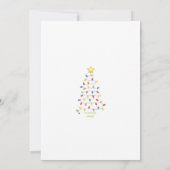 kerstboomkoord van de feestdag van de Lichten Kaart (Achterkant)