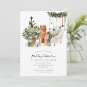 Kerstboomkoorts, feestdag kerstfeest kaart (Staand voorkant)