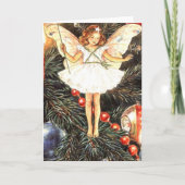 kerstboomkoorts feestdagen kaart (Voorkant)