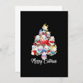 kerstboomkoorts met kutkat, smaakrijke catastrofes kaart (Voorkant / Achterkant)