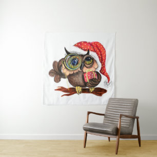 kerstboomkor met Baby met cadeau Wandkleed