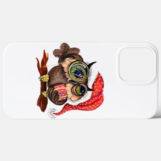 kerstboomkor met cadeau Case-Mate iPhone case (Achterkant (horizontaal))