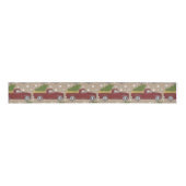  kerstboomkor met Red Truck Grosgrain Lint (Voorkant)