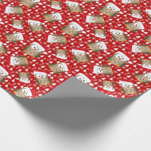 kerstboomkor met Santa Hat Cadeaupapier (Hoek)