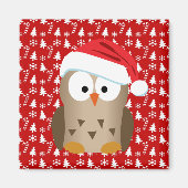 kerstboomkor met Santa Hat Magneet (Voorkant)