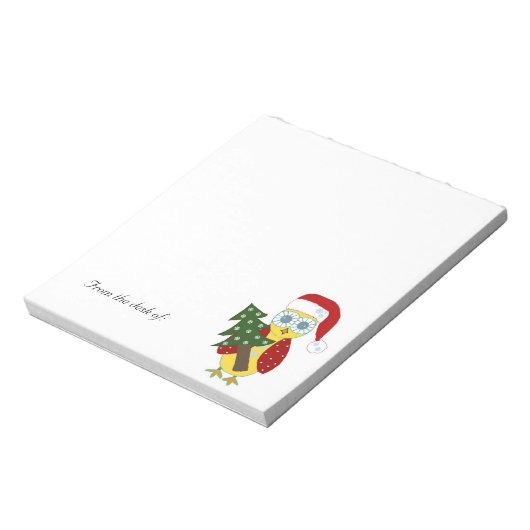 kerstboomkor - Van de bureau van... Notitieblok (Linkerzijde)