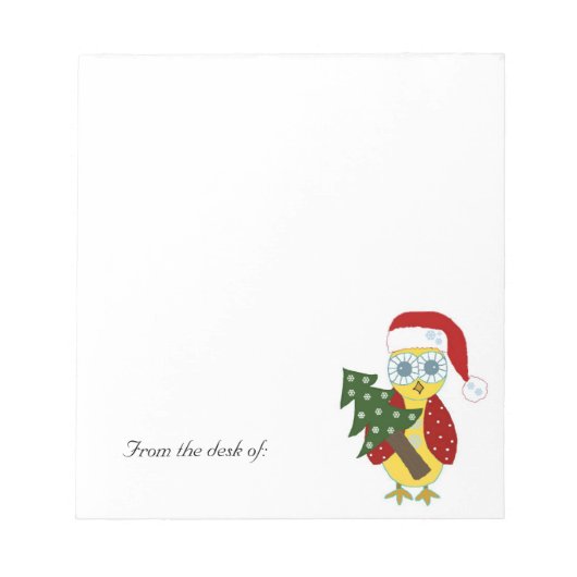 kerstboomkor - Van de bureau van... Notitieblok (Voorkant)