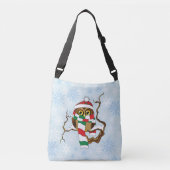 kerstboomkorren crossbody tas (Voorkant)