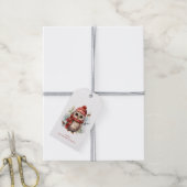 kerstboomkorren Labels Cadeaulabel (Met Touw)