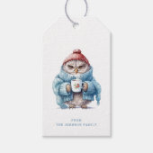 kerstboomkorren Labels Cadeaulabel (Voorkant)