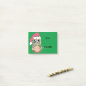 kerstboomkorren Labels Post-it® Notes (Op bureau)