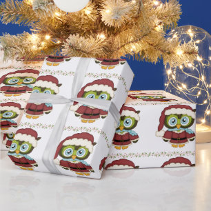 kerstboomkousen Cartoon Holiday wrappapier Cadeaupapier