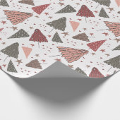 kerstboomkousenpakpapier feestelijk cadeaupapier (Hoek)