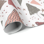 kerstboomkousenpakpapier feestelijk cadeaupapier (Rol Hoek)