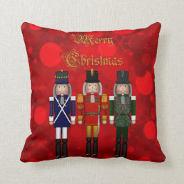kerstboomkraker Trio-Square Pillow Kussen