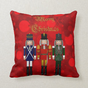 kerstboomkraker Trio-Square Pillow Kussen