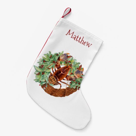 kerstboomkreeft Monogram Kleine Kerstsok (Voorkant (Hangend))