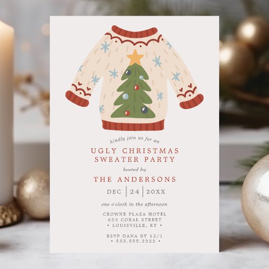 kerstboomkreet kaart