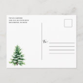 kerstboomkroniek Merry Little kerst Briefkaart (Achterkant)