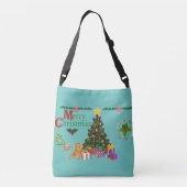 Kerstboomkruis Crossbody Tas (Achterkant)