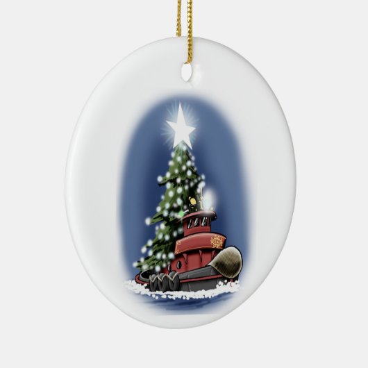 kerstboomkuip keramisch ornament (Rechts)