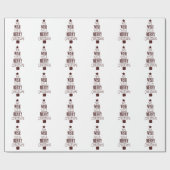 kerstboomkunst cadeaupapier (Vlak)