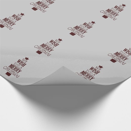 kerstboomkunst cadeaupapier (Hoek)