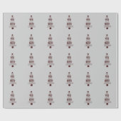 kerstboomkunst cadeaupapier (Vlak)