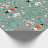 kerstboomkunst cadeaupapier (Hoek)