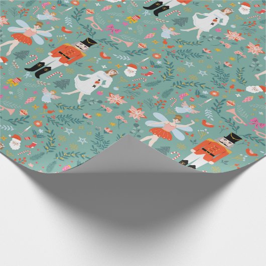 kerstboomkunst cadeaupapier (Hoek)