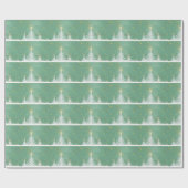 kerstboomkunst cadeaupapier (Vlak)