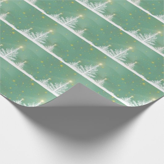 kerstboomkunst cadeaupapier (Hoek)