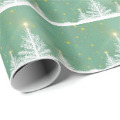 kerstboomkunst cadeaupapier (Rol Hoek)