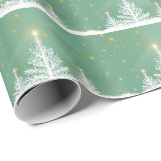 kerstboomkunst cadeaupapier (Rol Hoek)