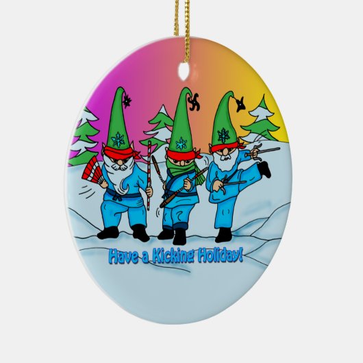 kerstboomkunst Elves Ornament (Rechts)