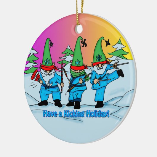 kerstboomkunst Elves Ornament (Links)