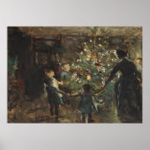  kerstboomkunst poster (Voorkant)