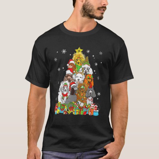 kerstboomlampjes met porseleinpag t-shirt (Voorkant)