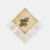 Kerstboomland Traditioneel eenvoudig Servet (Hoek)