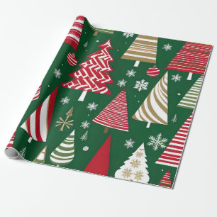 kerstboomlandinpakpapier cadeaupapier