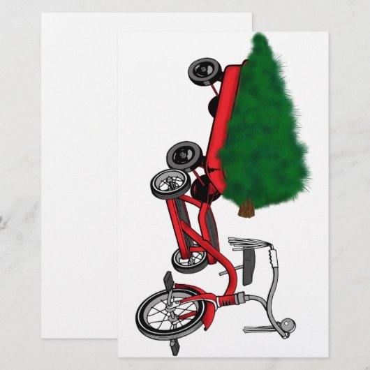 kerstboomlevering briefpapier (Voorkant / Achterkant)