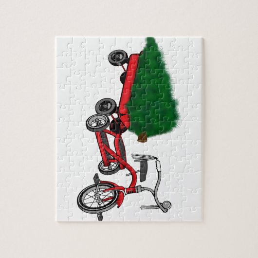 kerstboomlevering legpuzzel (Verticaal)