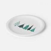 kerstboomlijnpapier Bord (Gekanteld)