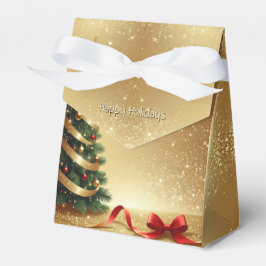 Kerstboomlinten Vakantiecadeau Doos Bedankdoosjes