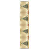 Kerstboomlinten Vakantietafel Runner Medium Tafelloper (Voorkant)