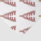 kerstboomluis Nautisch strand Tissuepapier (Detail)