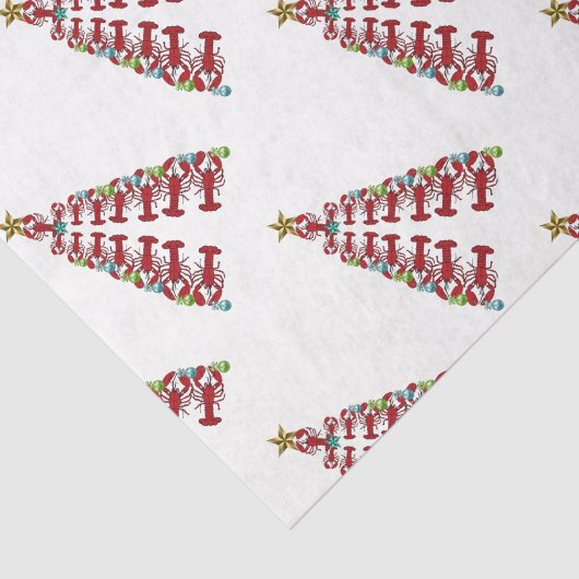 kerstboomluis Nautisch strand Tissuepapier (Detail)